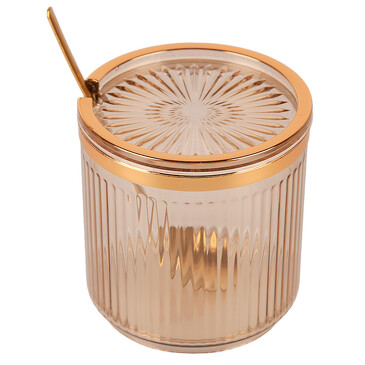 Банка для сыпучих продуктов с ложкой, 400 мл, 8,5х8,5х9 Nouvelle