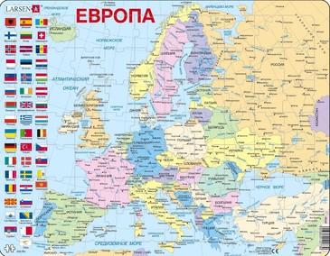 Пазл. Европа Larsen