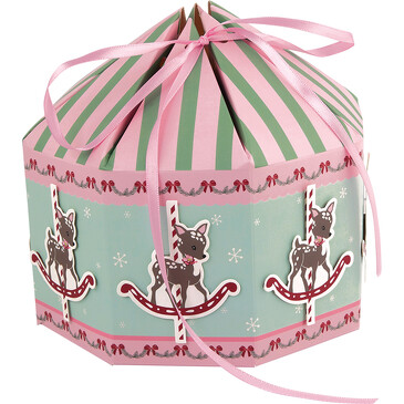 Подарочная бумажная коробка Inge-marie pale pink Greengate