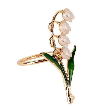 Набор колец для салфеток (4 шт.) Ландыш, 7,2х4х4,5 Nouvelle