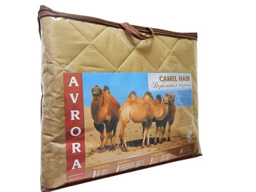 Одеяло Верблюжья шерсть, тик (150 гр.) Avrora Texdesign