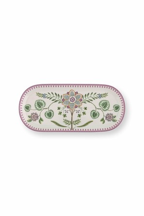 Блюдо для торта прямоугольное Lily&Lotus Off White, 33,3x15,5 см Pip Studio