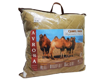 Подушка Верблюжья шерсть, тик Avrora Texdesign