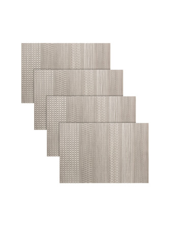 Набор салфеток сервировочныx Shiny (4 шт. по 30x45 см) DeNastia