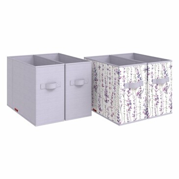 Комплект коробов стеллажных без крышки (4 шт. по 31х31х15 см) Valiant