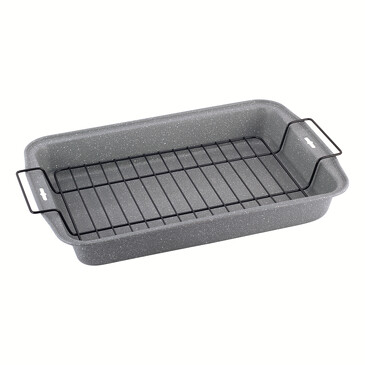 Форма для запекания 37,5х26х5,5 см с решеткой для гриля Kamille