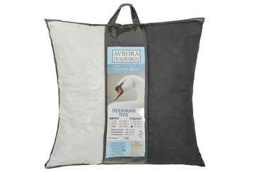 Подушка Лебяжий пух, тик (двухкамерная) Classic Plus Avrora Texdesign