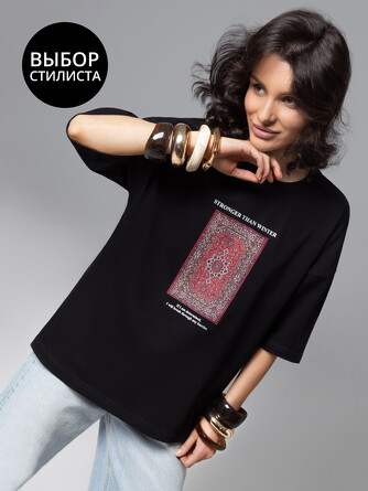 Футболка свободная Фэшн-идеал Charuttimoda