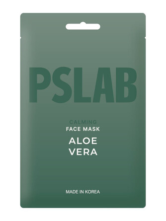 Маска для лица тканевая успокаивающая Aloe Vera, 23 мл Pslab