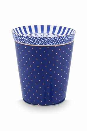 Набор из стакана Royal Dots 230 мл и блюдца Royal Blue Ø9 см Mugs&Match Pip Studio