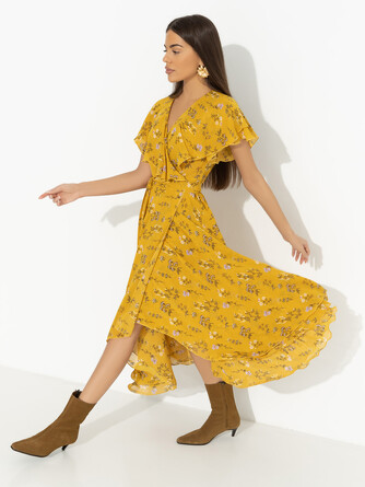 Платье на запах Счастье влюбленности Charuttimoda