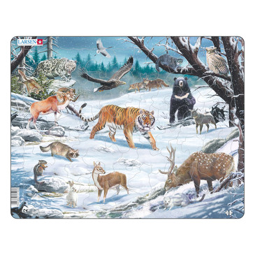 Пазл. Животные Сибири и Дальнего Востока Larsen