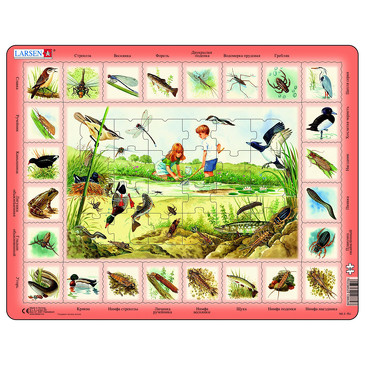 Пазл. Пруд (Русский) Larsen