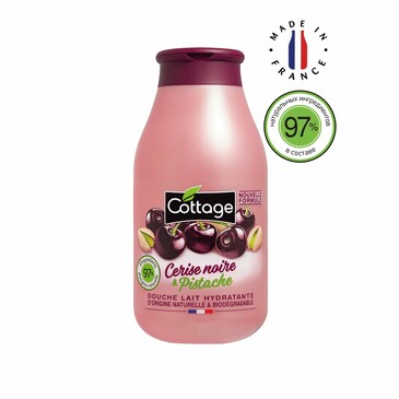 Молочко для душа увлажняющее Вишня&фисташка 250 мл Cottage