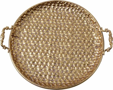 Поднос круглый 44x39x7 см Glasar