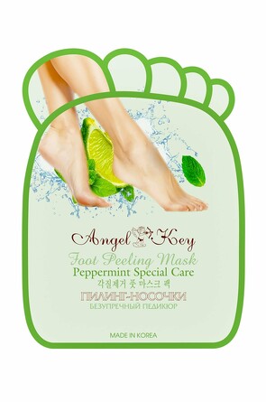 Пилинг-носочки с экстрактом мяты, 30 г Angel Key