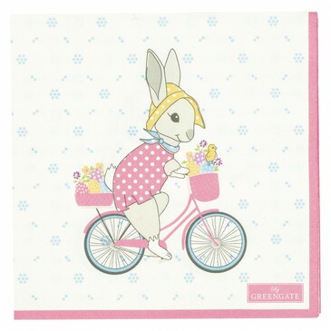 Салфетки бумажные Cilja easter white (20 шт. по 33х33 см) Greengate