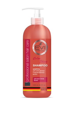 Шампунь Интенсивный Уход для окрашенных волос 1000 мл EVI professional