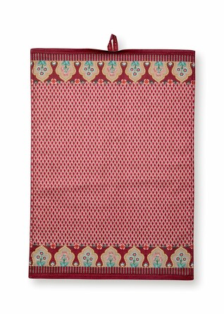 Кухонное полотенце Flower Festival Scallop Dark Pink, 50х70 см Pip Studio