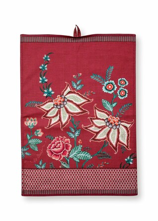 Кухонное полотенце Flower Festival Dark Pink, 50х70 см Pip Studio