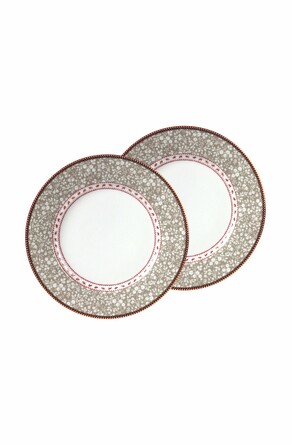 Набор тарелок (2 шт. по Ø26,5 см) Floral Khaki Pip Studio