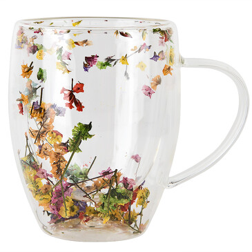Кружка с двойными стенками и декором внутри, 350 мл, 12,5х8,5х11,5 Nouvelle