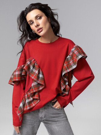 Лонгслив дизайнерский Гардеробная магия Charuttimoda