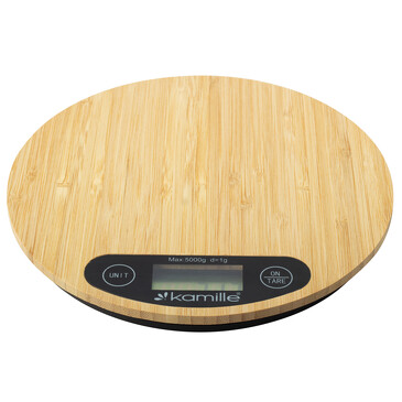 Весы кухонные электронные 20х20х2,3 см Kamille