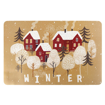 Набор салфеток сервировочных, плейсматов (4 шт.) Новый год, 43х28х0,1 Nouvelle