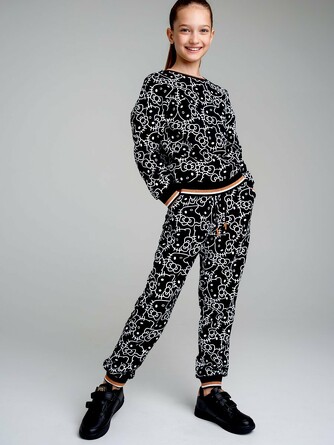 Комплект с начесом (толстовка, брюки) Gold PlayToday