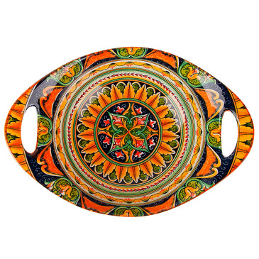 Салатник с ручками Arabesque, 600 мл, 22х15,5х6,5 Nouvelle