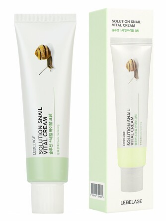 Восстанавливающий крем с муцином улитки и пептидами, 50мл Lebelage