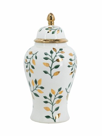 Ваза с крышкой 21х21х41см Glasar