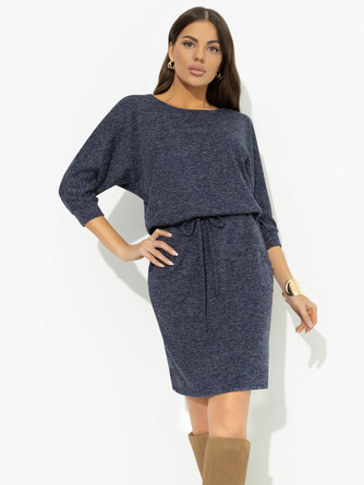 Платье из трикотажа Язык любви Charuttimoda