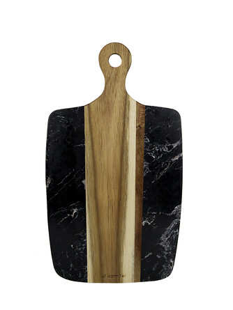 Доска разделочная деревянная 40х22х1,3 см Kamille