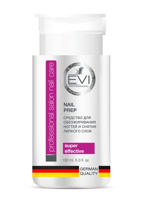 Средство для обезжиривания ногтей и снятия липкого слоя с помпой-дозатором 150 мл EVI professional