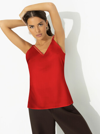 Топ из шелка Создана для поцелуев Charuttimoda