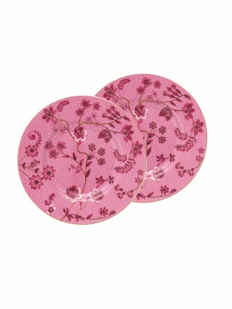 Набор из 2-х блюдец Jolie Flowers Pink, Ø12 см Pip Studio