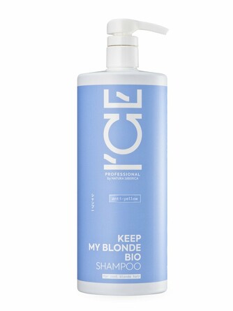 Шампунь для светлых волос тонирующий Keep My Blonde Bio Shampoo anti-yellow, 1000 мл Ice Professional by Natura Siberica