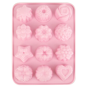 Форма для льда и шоколада 12 ячеек Mix, 21,5х16х2,7 Nouvelle