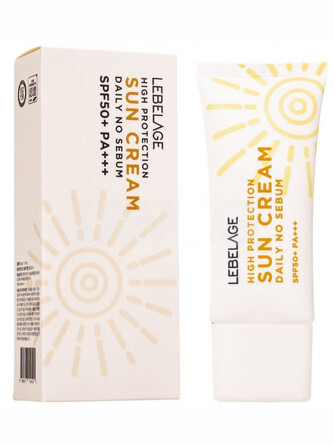 Крем для лица солнцезащитный себорегулирующий SPF50+/PA+++, 30 мл Lebelage