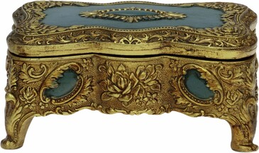 Шкатулка на ножках, под старину 12x7x6см Glasar