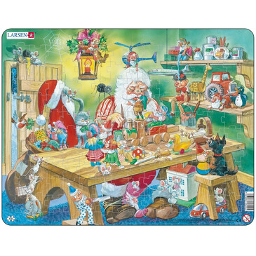 Пазл. Мастерская Санта Клауса Larsen