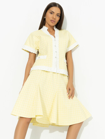 Костюм Шанель с безупречным вкусом (блуза и юбка) Charuttimoda