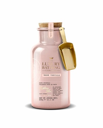 Набор Блаженство купания (соль для ванны в стеклянной банке 600 г и совочек) The Luxury Bathing Company