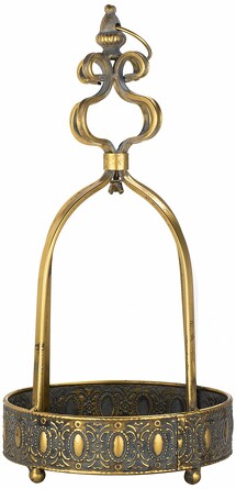 Блюдо интерьерное с ручкой 20х20х41 Glasar