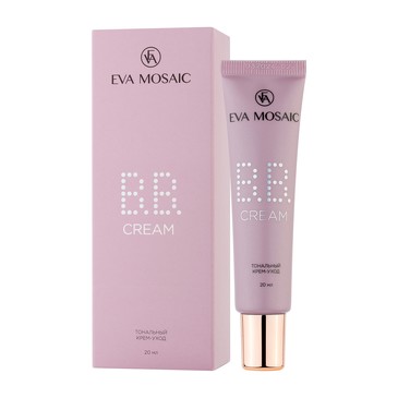 Крем-уход для лица тональный BB cream 01 слоновая кость, 20 мл Eva Mosaic