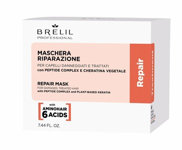 Маска для поврежденных волос Восстанавливающая Amino Treatment, 1000 мл Brelil