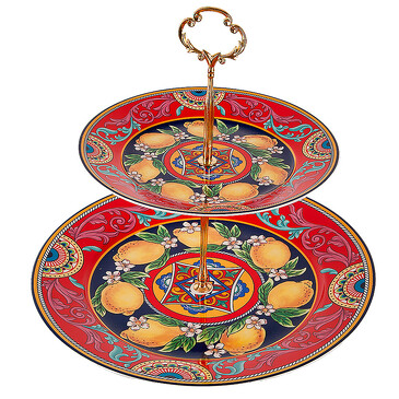 Фруктовница 2 яруса Fruttissimo, 27х27х24.5 Nouvelle