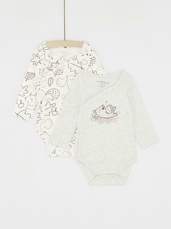 Боди с дл. рукавом (2 шт.) Du Pareil au même